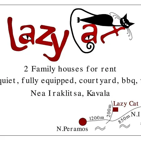 Nyaraló Lazy Cat House Nea Iraklitsa