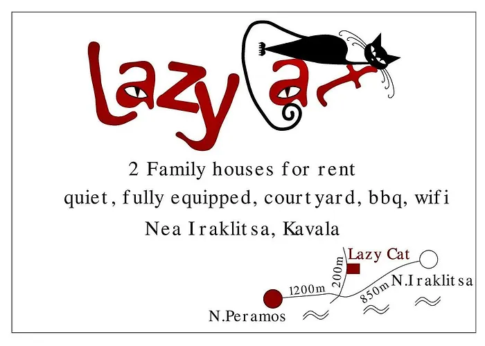 بيت للعطل Lazy Cat House Nea Iraklitsa